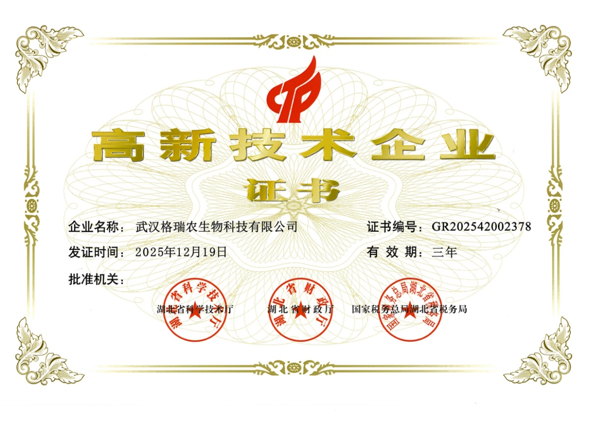 "高新技术企业 （编号:GR202542002378）"